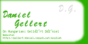 daniel gellert business card